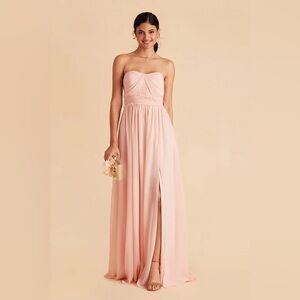 GRACE CONVERTIBLE DRESS - CHIFFON BLUSH PINK